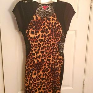 Leopard print dress